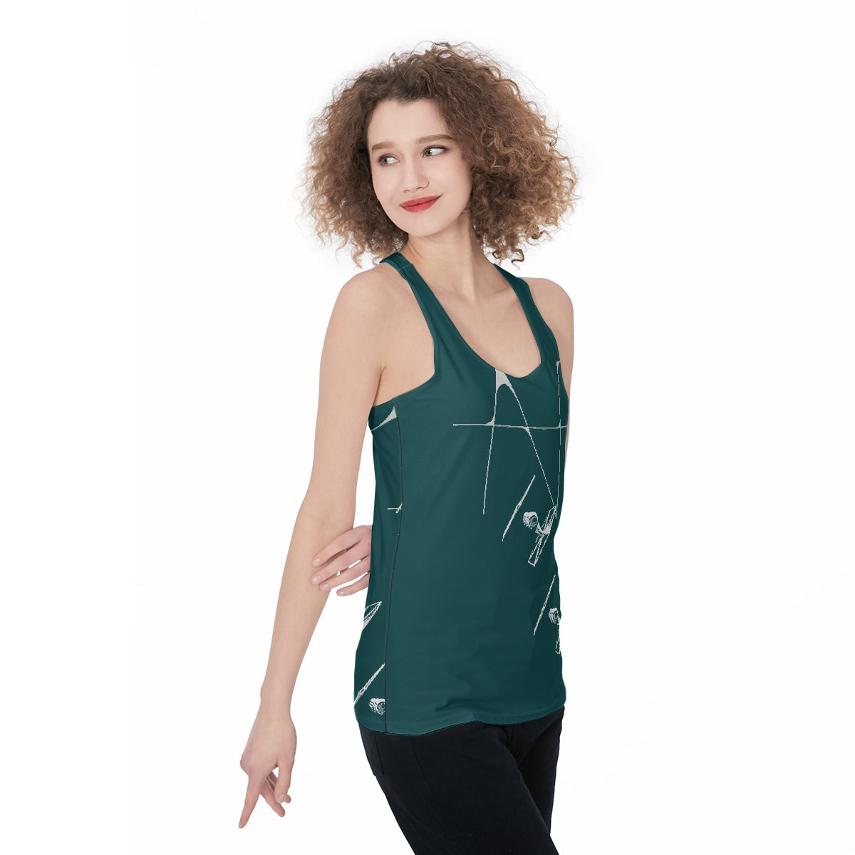 All-Over Print Women's Racerback Tank Top
