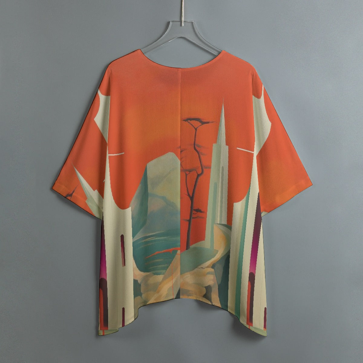 All-Over Print Women's Bat Sleeve Shirt