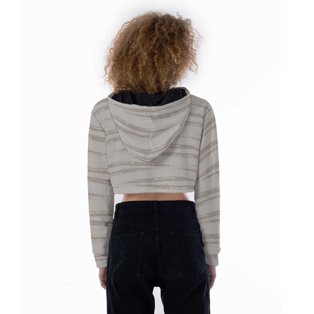 All-Over Print Women's Crop Top Hoodie