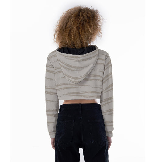 All-Over Print Women's Crop Top Hoodie