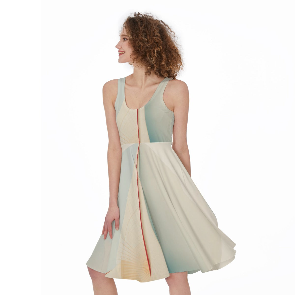 All-Over Print Women's Sleeveless Dress
