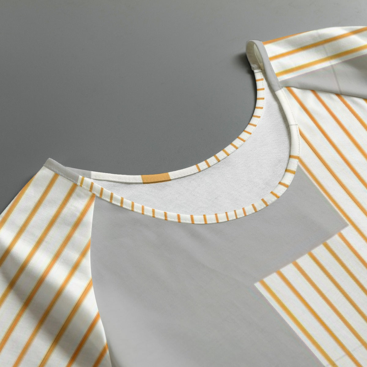 All-Over Print Women's Round Neck T-shirt With Raglan Sleeve