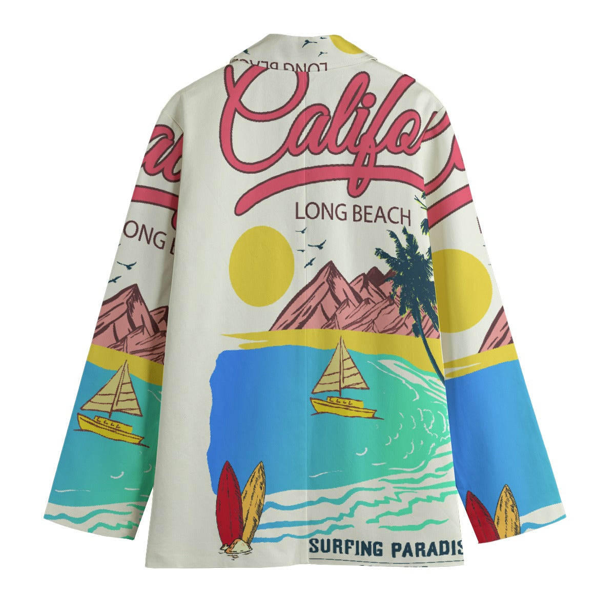 All-Over Print Women's Leisure Blazer