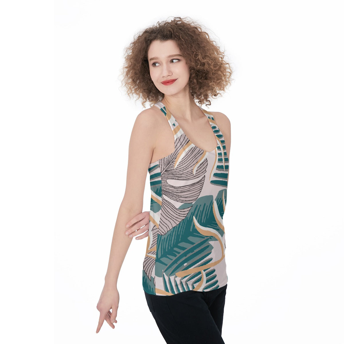 All-Over Print Women's Racerback Tank Top