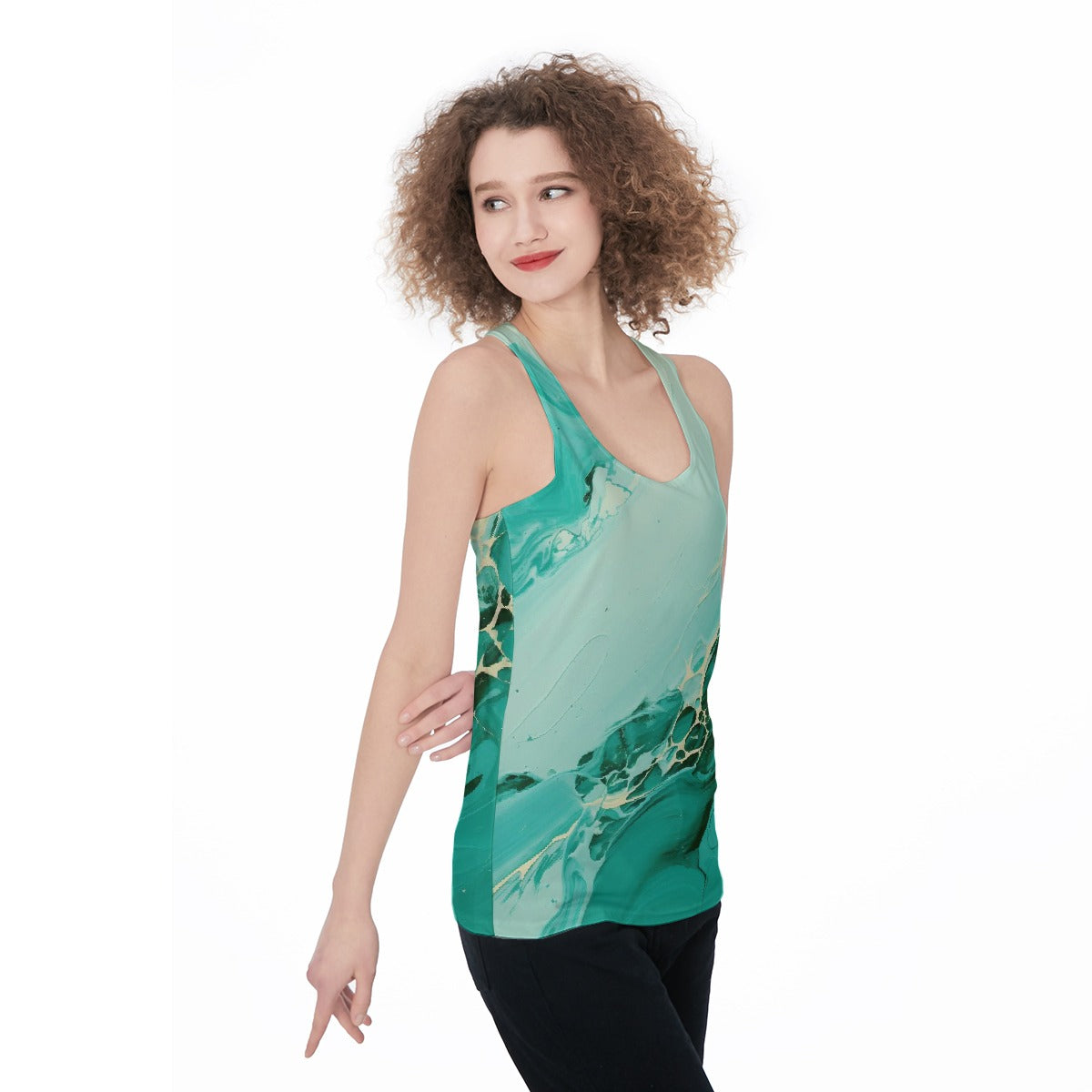All-Over Print Women's Racerback Tank Top