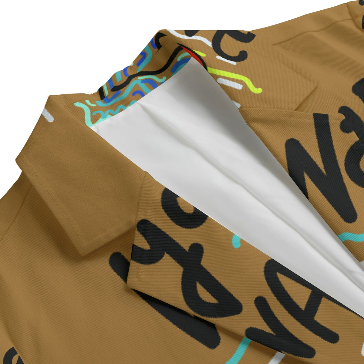 All-Over Print Women's Leisure Blazer