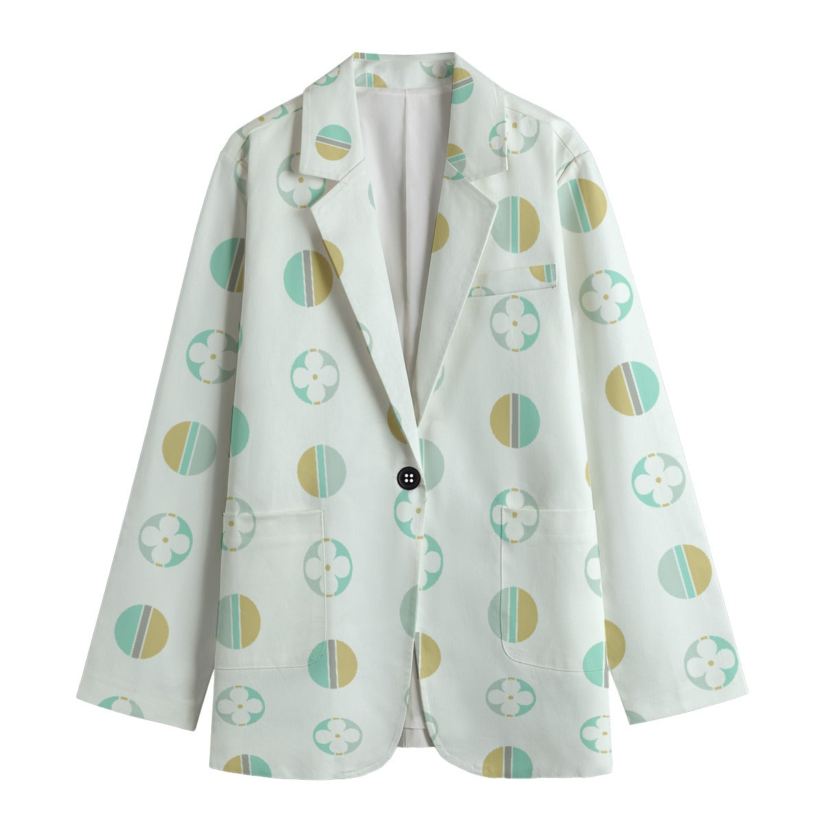 All-Over Print Women's Leisure Blazer
