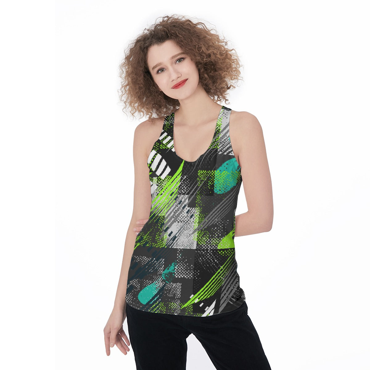 All-Over Print Women's Racerback Tank Top