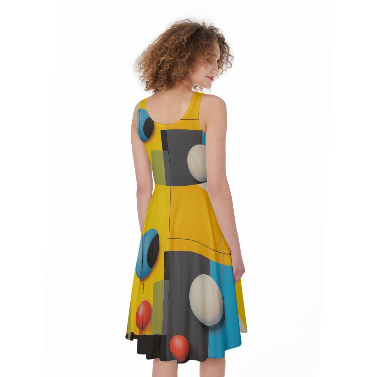 All-Over Print Women's Sleeveless Dress