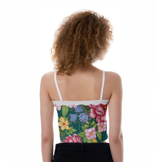 All-Over Print Women's Lace Camisole