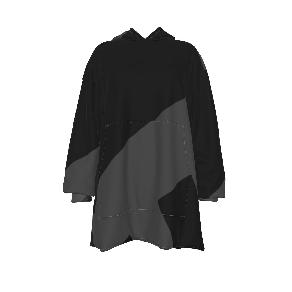 All-Over Print Women's Sherpa Fleece Hoodie Blanket