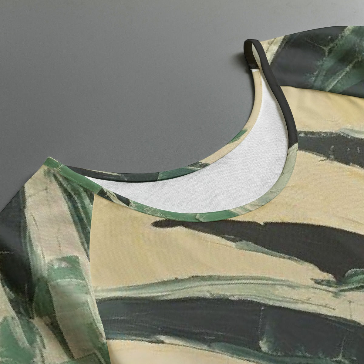 All-Over Print Women's Round Neck T-shirt With Raglan Sleeve