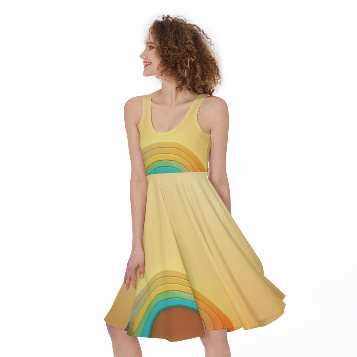 All-Over Print Women's Sleeveless Dress