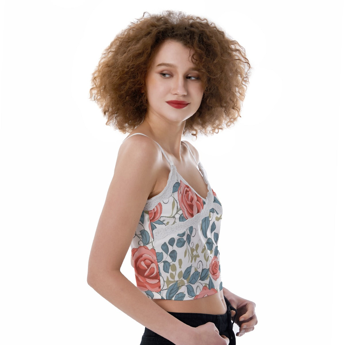 All-Over Print Women's Lace Camisole