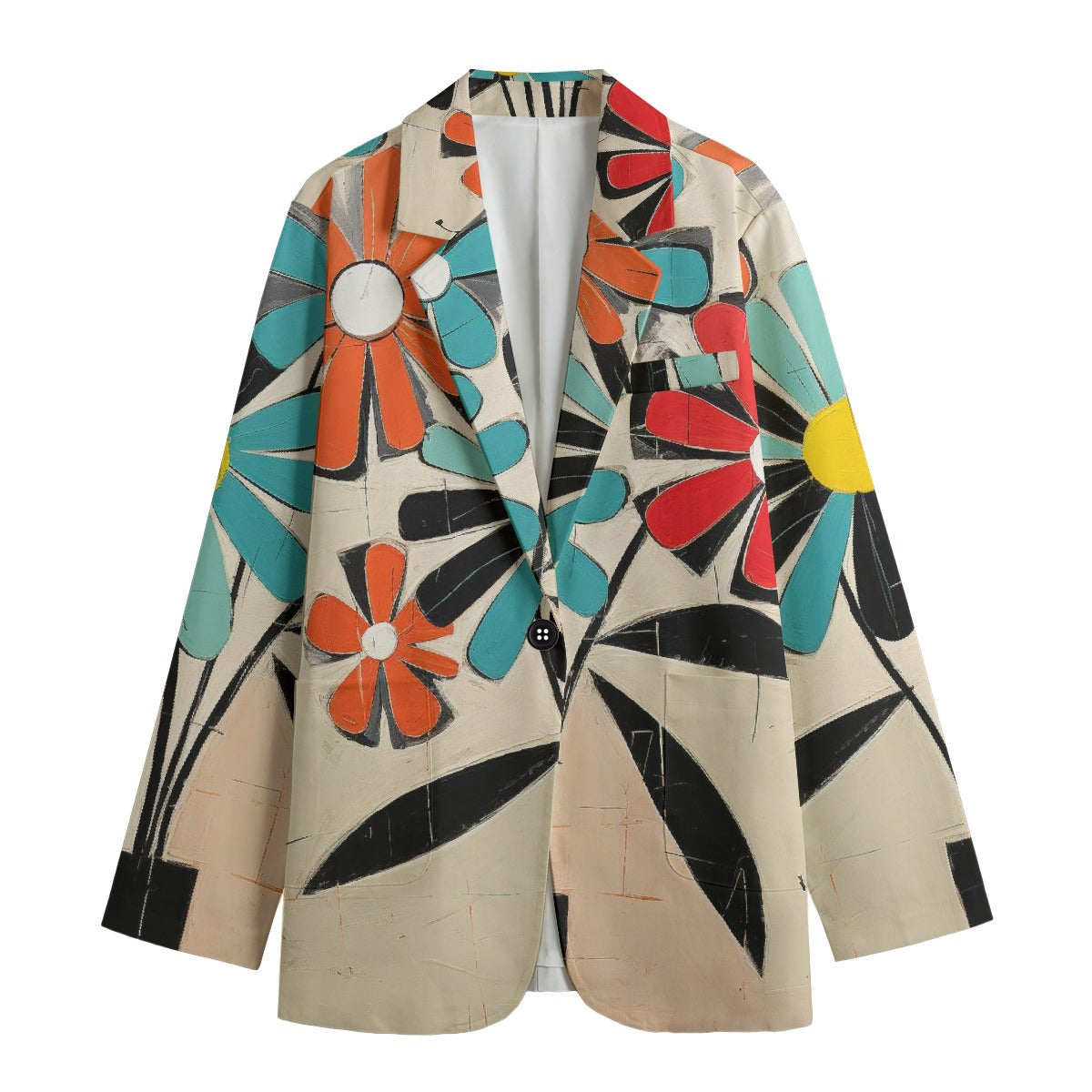 All-Over Print Women's Leisure Blazer