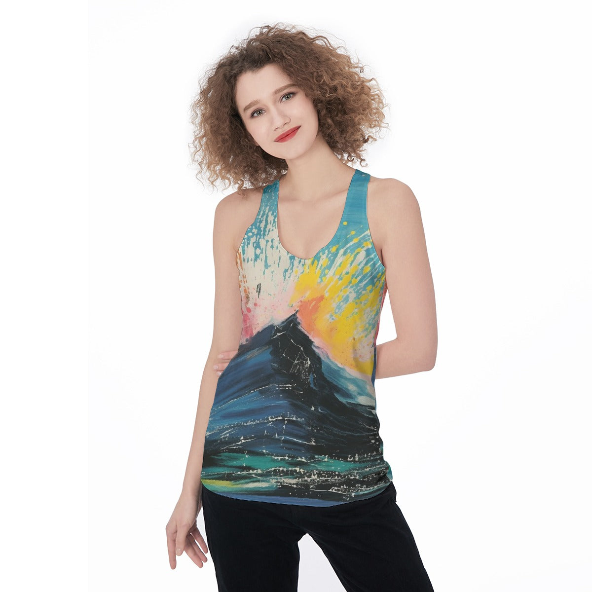 All-Over Print Women's Racerback Tank Top