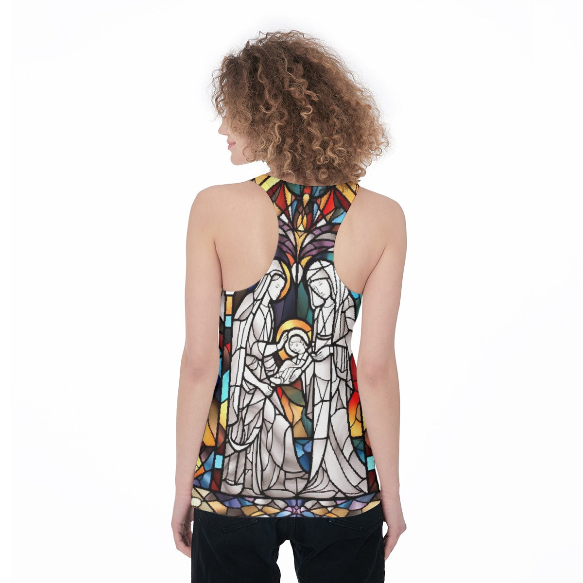 All-Over Print Women's Racerback Tank Top