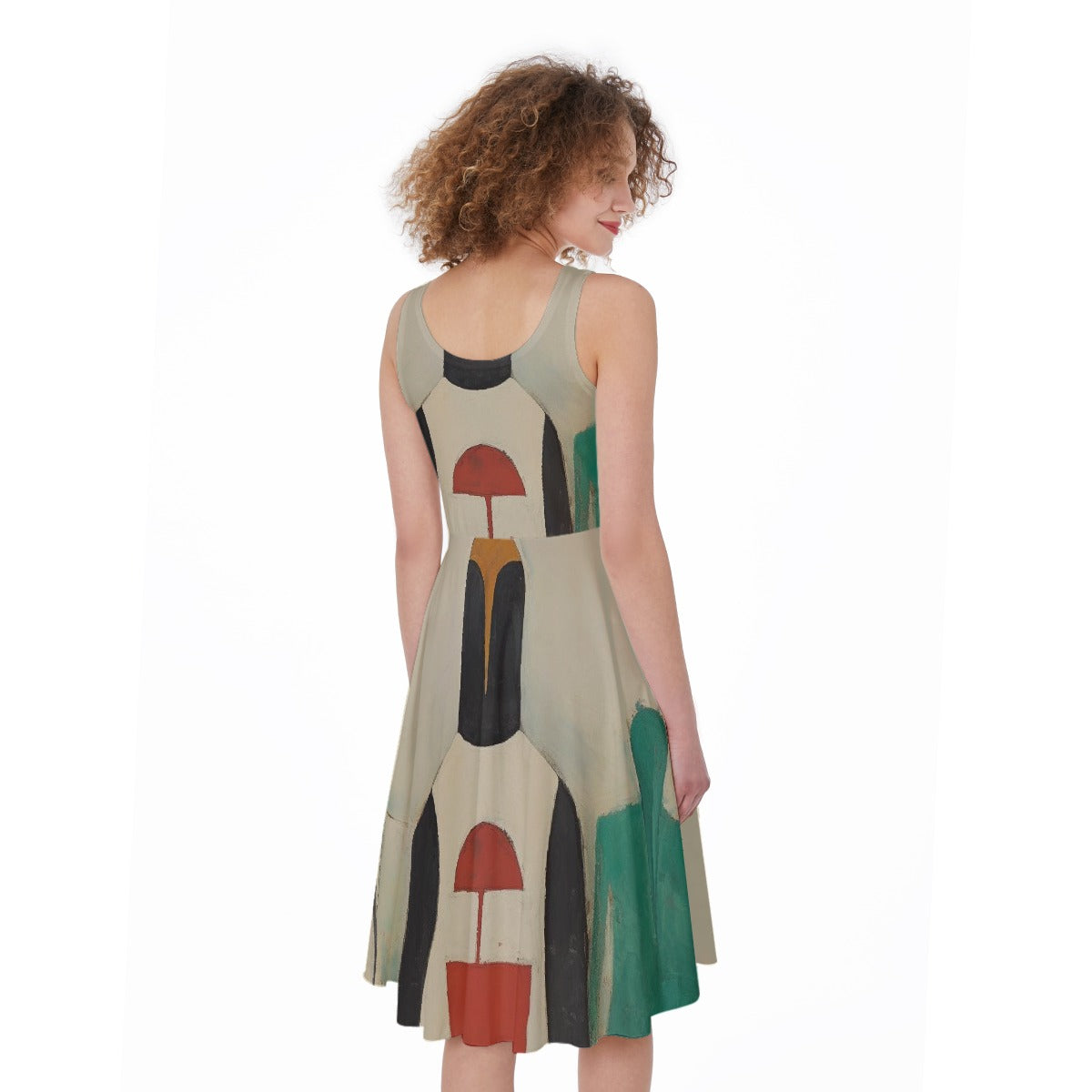 All-Over Print Women's Sleeveless Dress