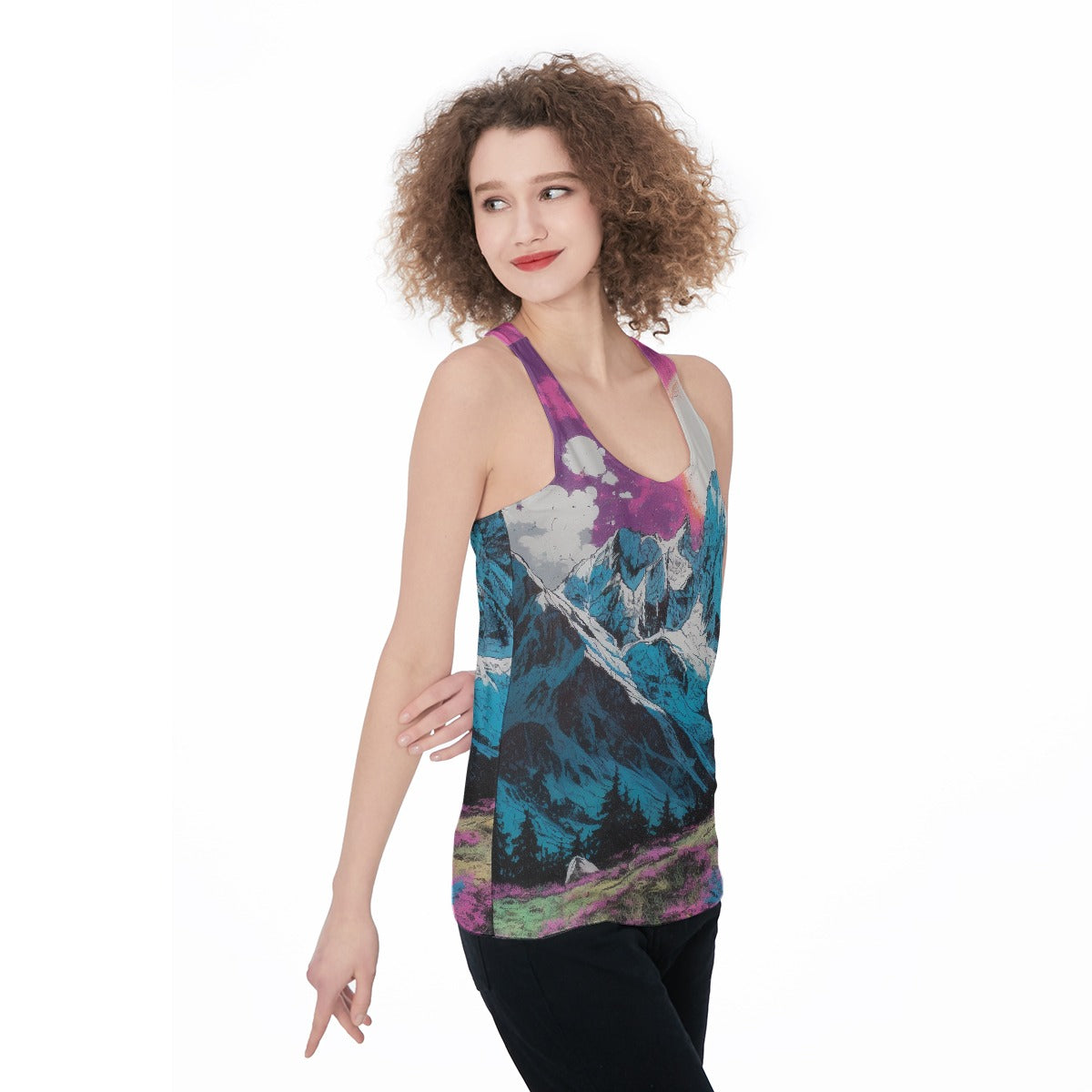 All-Over Print Women's Racerback Tank Top