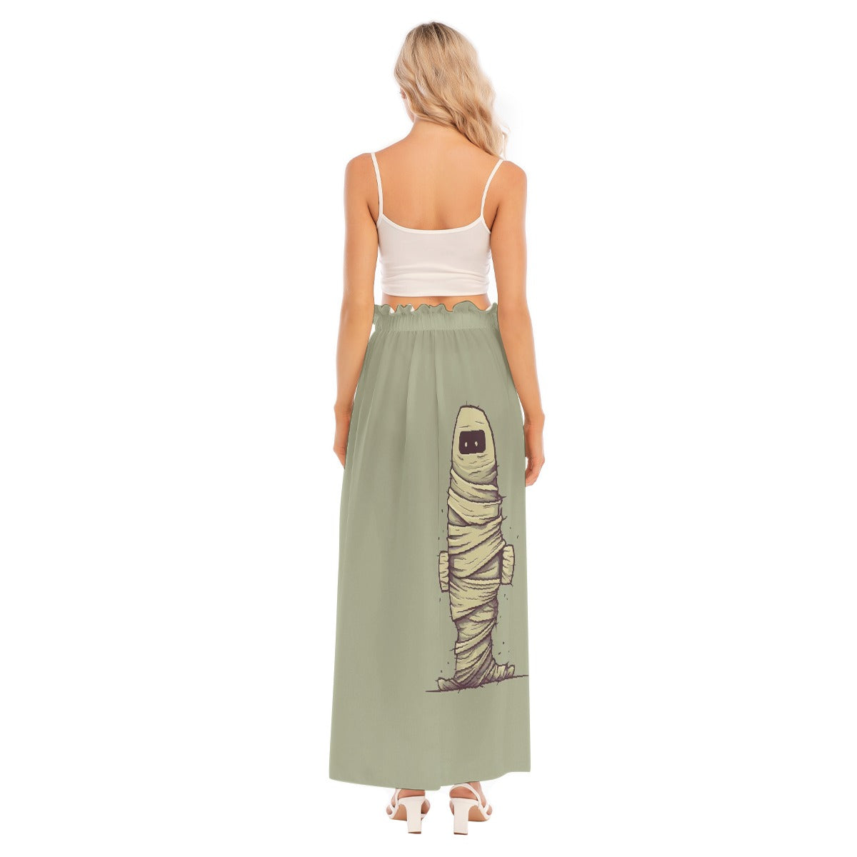 All-Over Print Women's Side Split Skirt