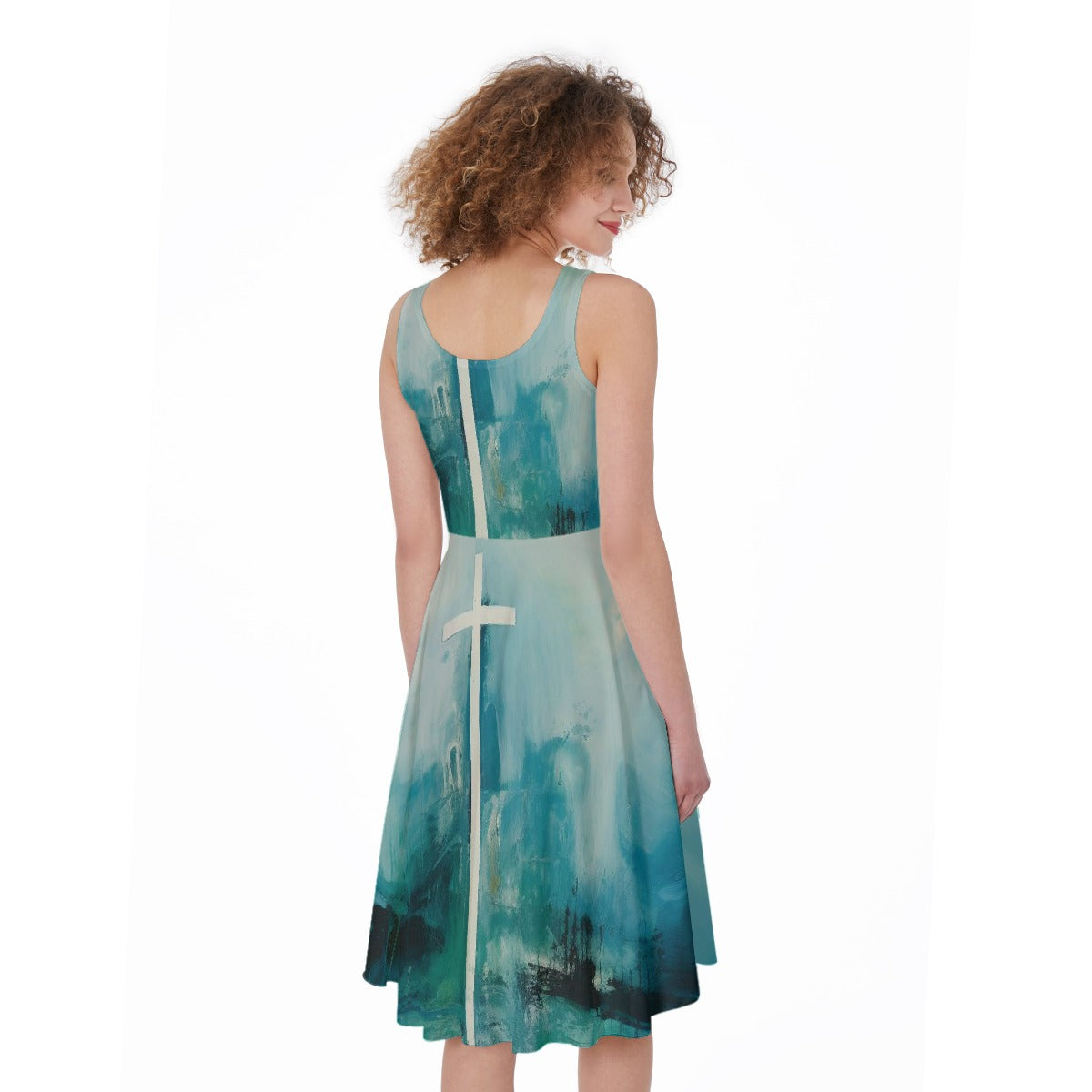 All-Over Print Women's Sleeveless Dress