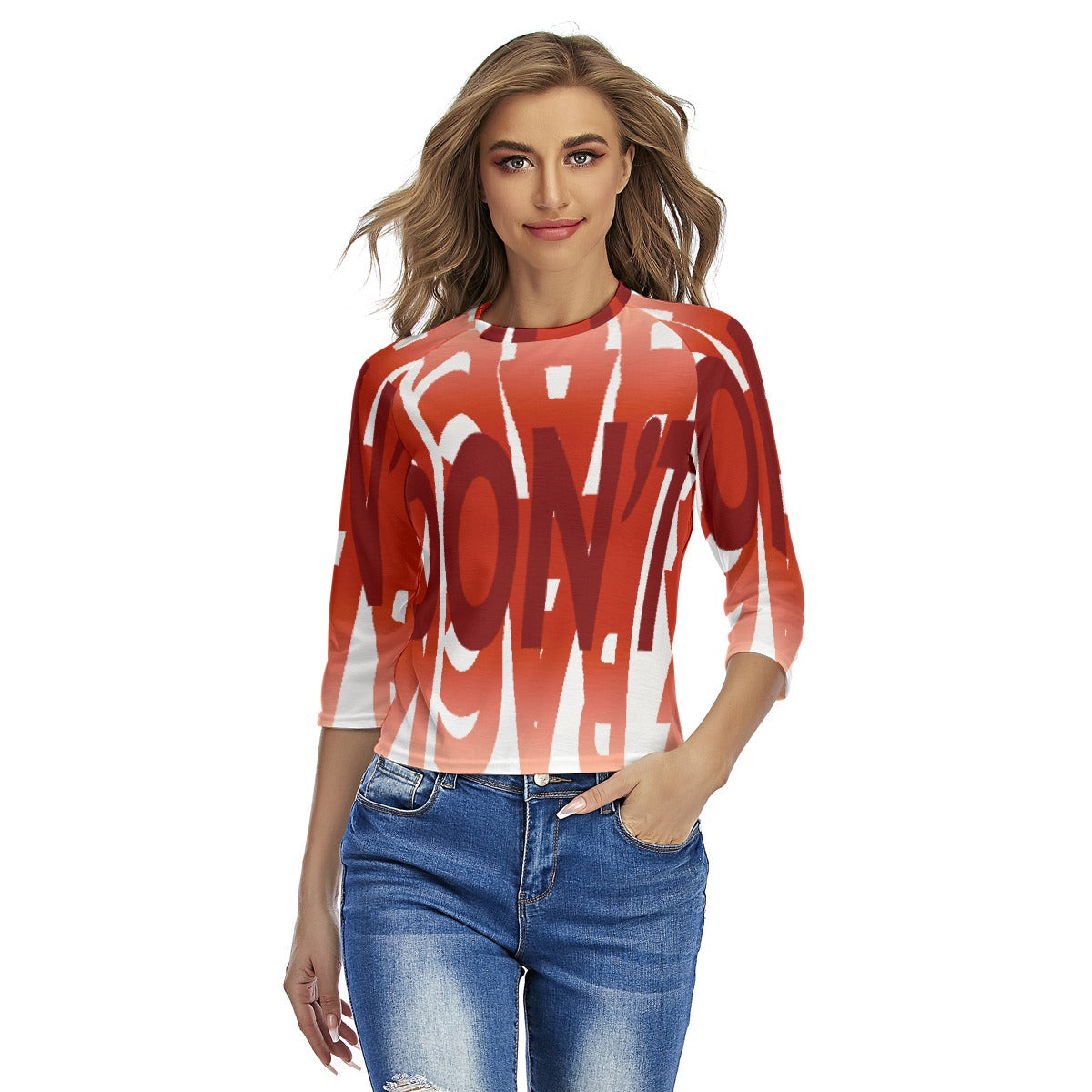 All-Over Print Women's Raglan Sleeves T-shirts