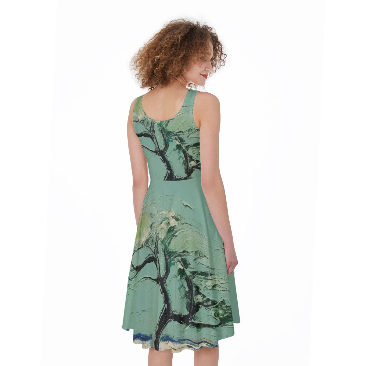 All-Over Print Women's Sleeveless Dress