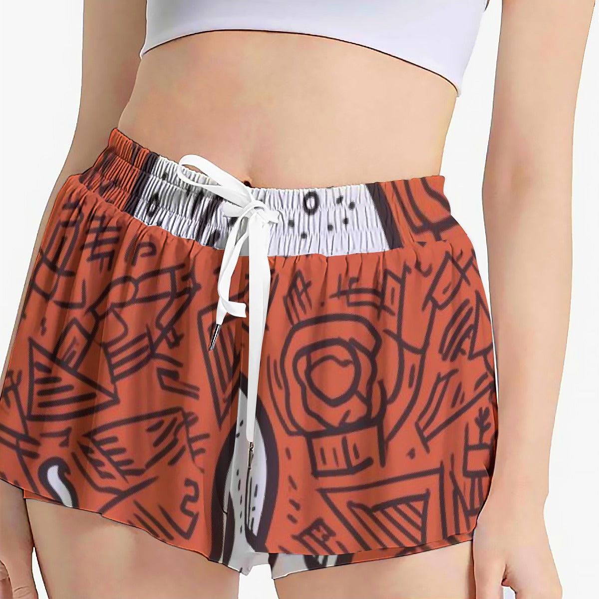 All-Over Print Women's Sport Skorts With Pocket