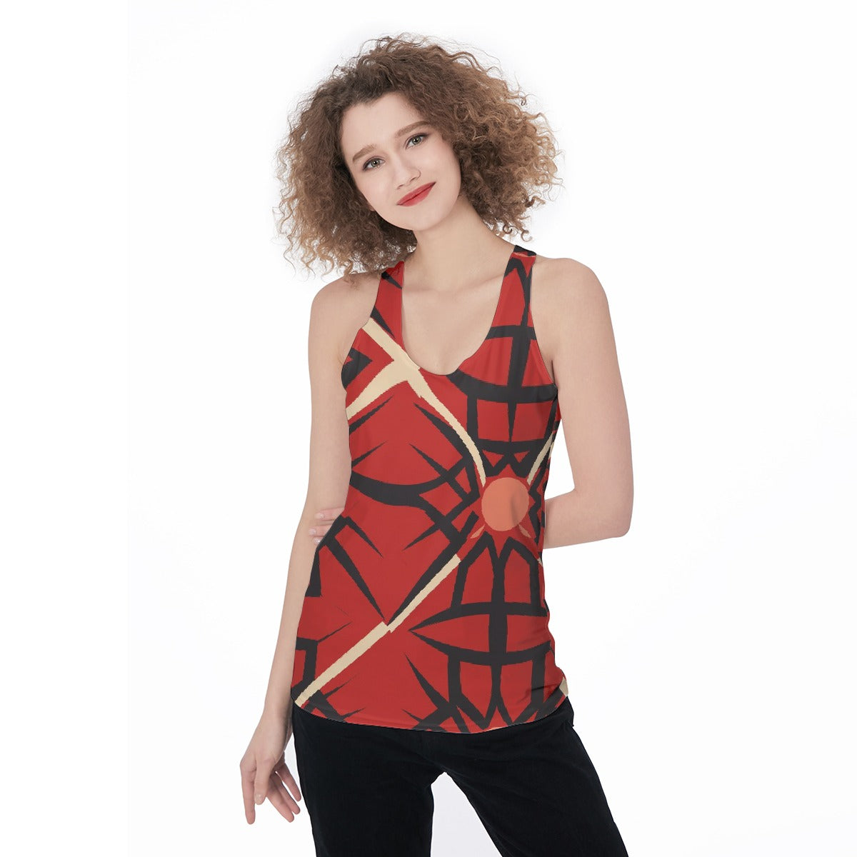All-Over Print Women's Racerback Tank Top