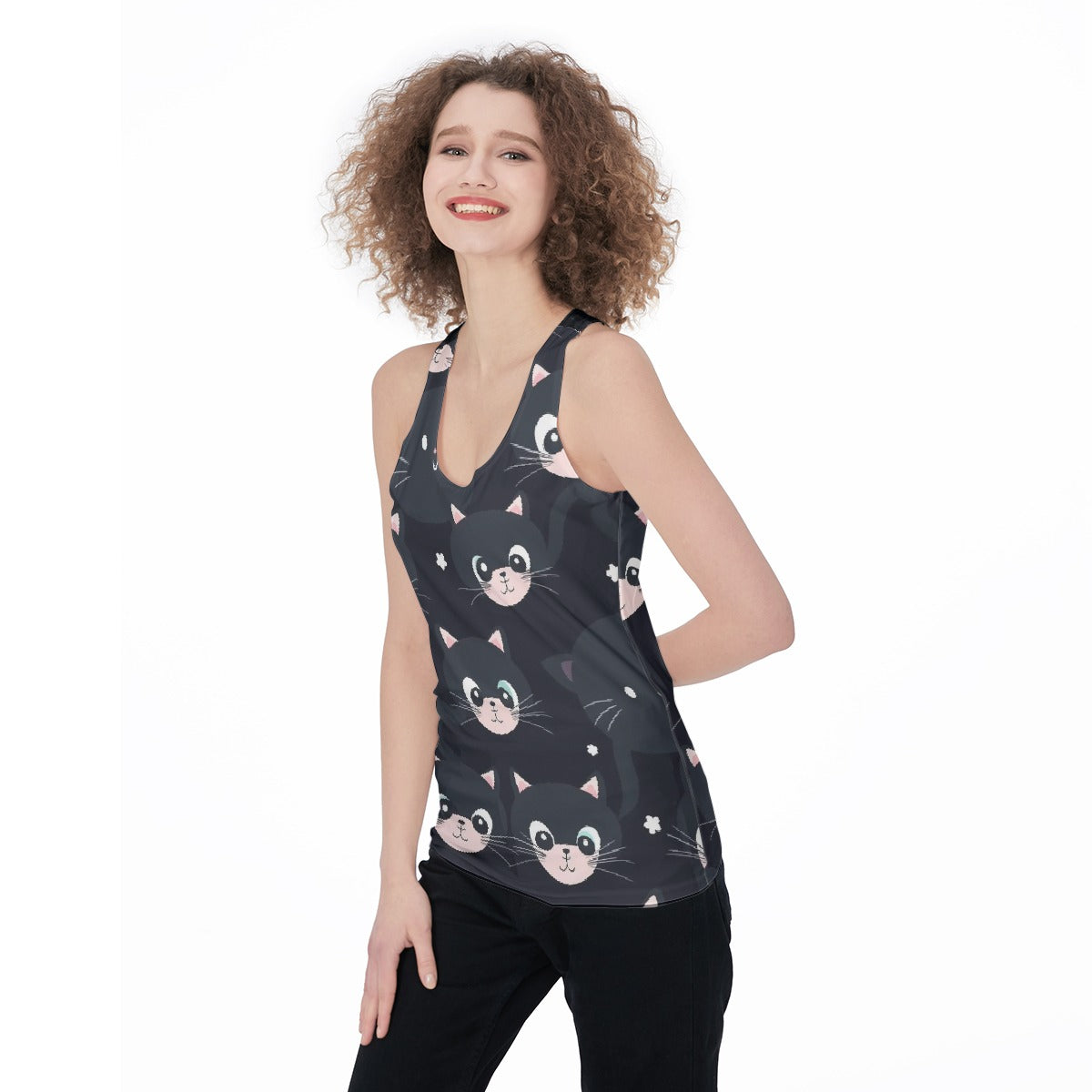 All-Over Print Women's Racerback Tank Top