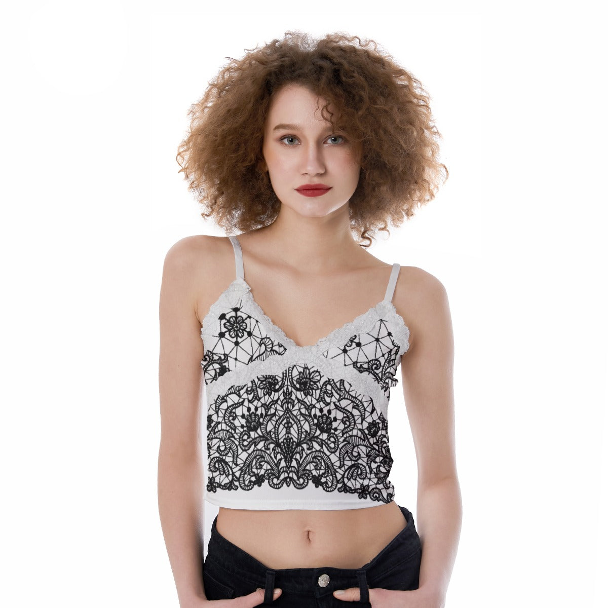 All-Over Print Women's Lace Camisole