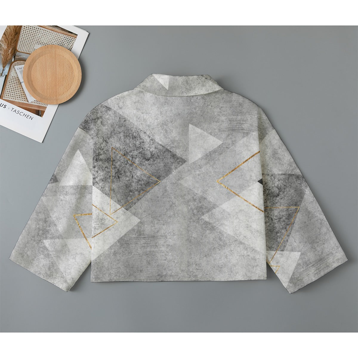 All-Over Print Women's Cropped Jacket | 245GSM Cotton