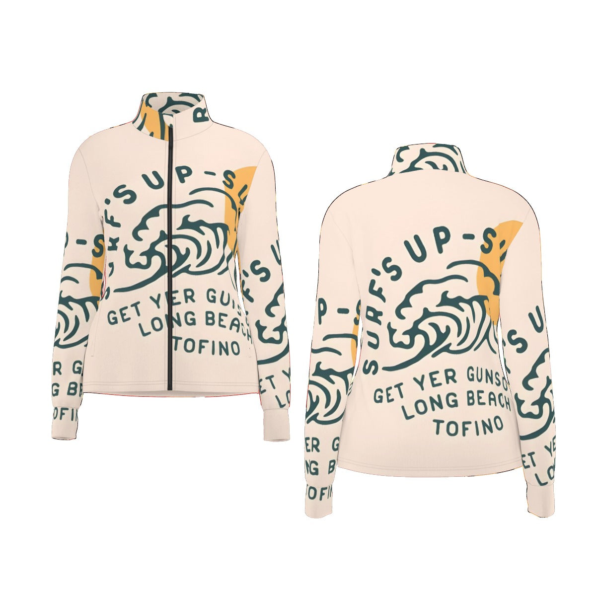 All-Over Print Women's Long Sleeve Thumbhole Jacket