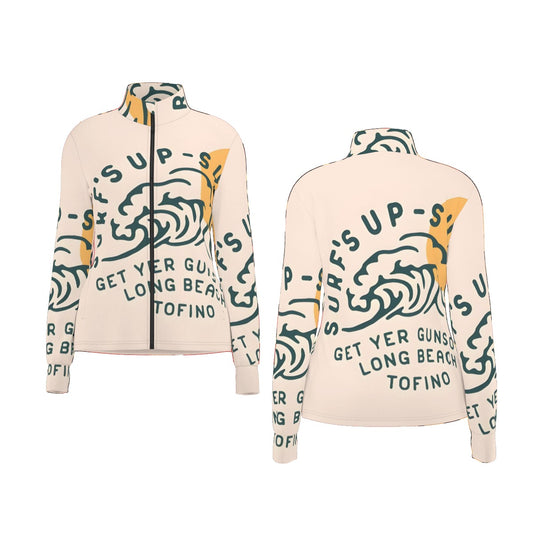 All-Over Print Women's Long Sleeve Thumbhole Jacket