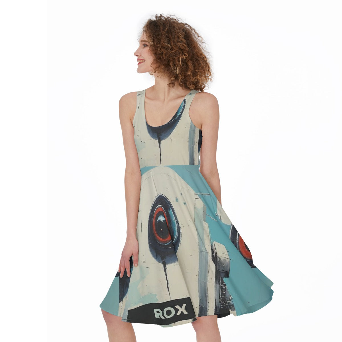 All-Over Print Women's Sleeveless Dress