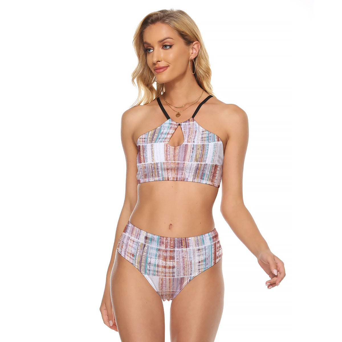 All-Over Print Women's Cami Keyhole One-piece Swimsuit