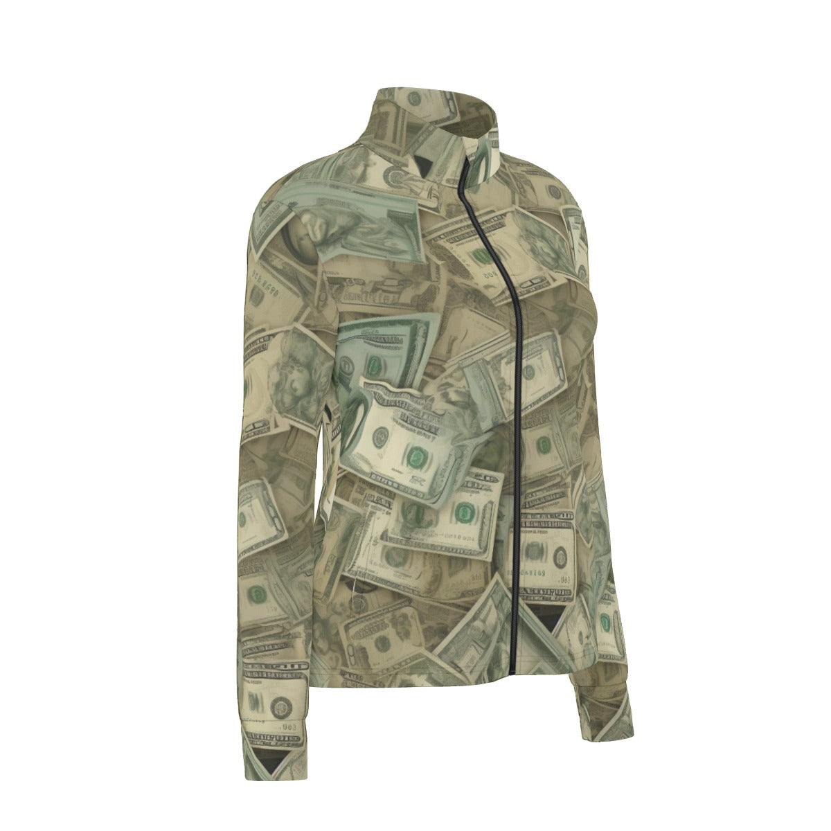 All-Over Print Women's Long Sleeve Thumbhole Jacket