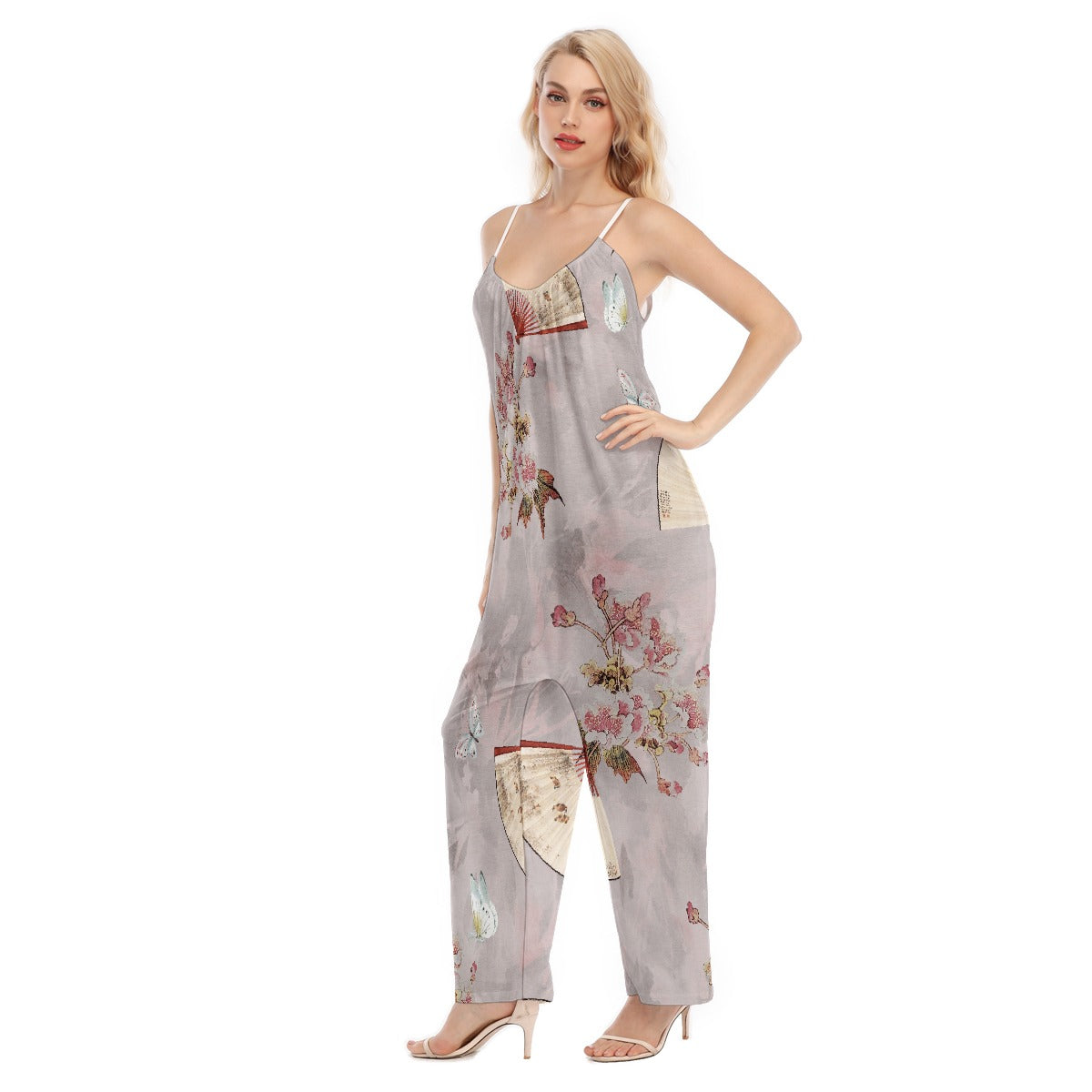 All-Over Print Women's Loose Cami Jumpsuit
