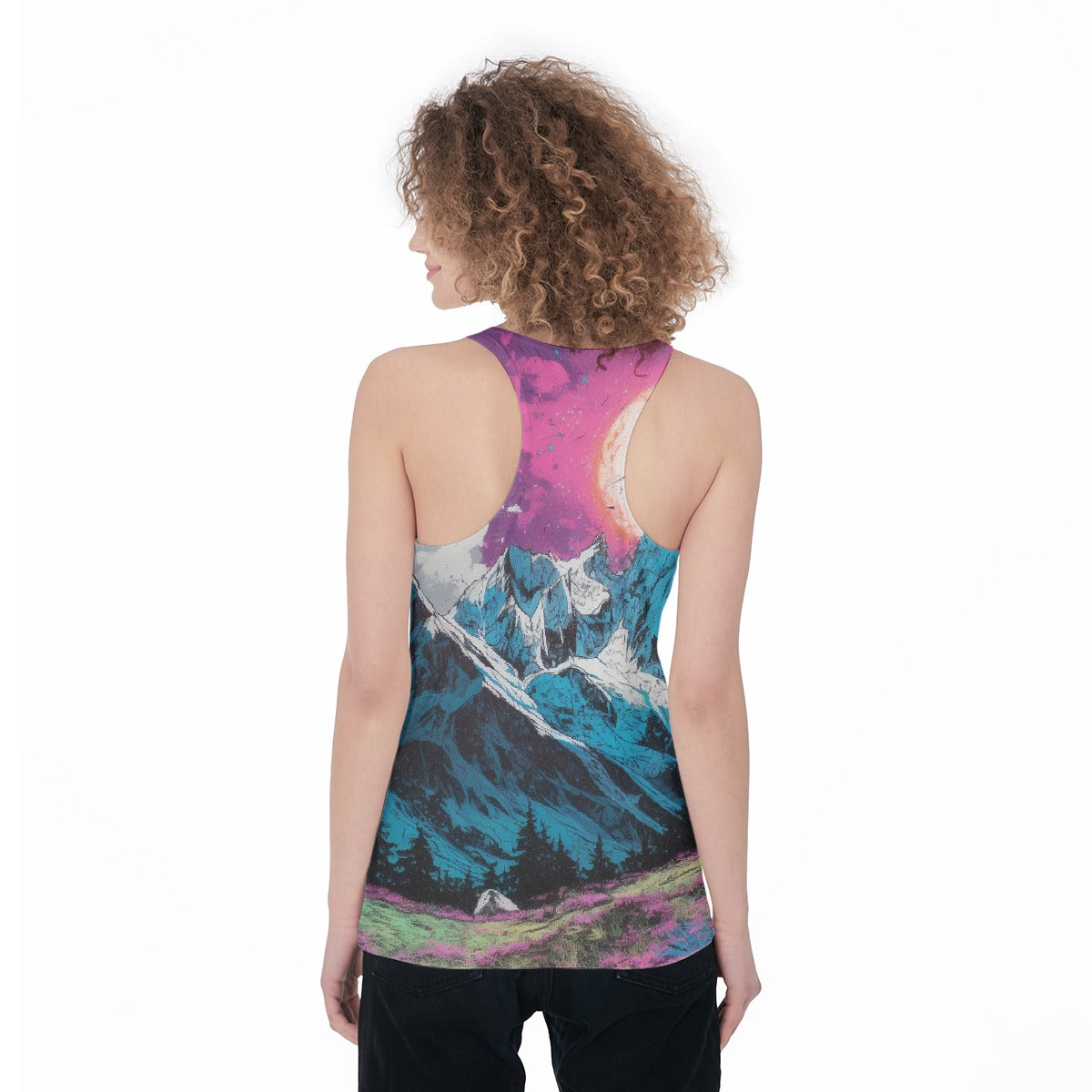 All-Over Print Women's Racerback Tank Top