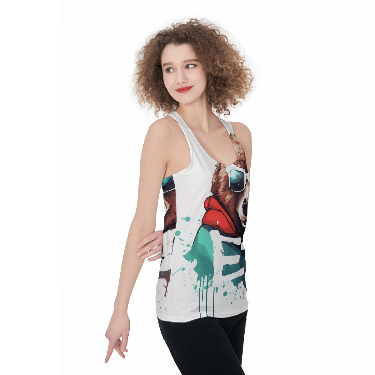 All-Over Print Women's Racerback Tank Top