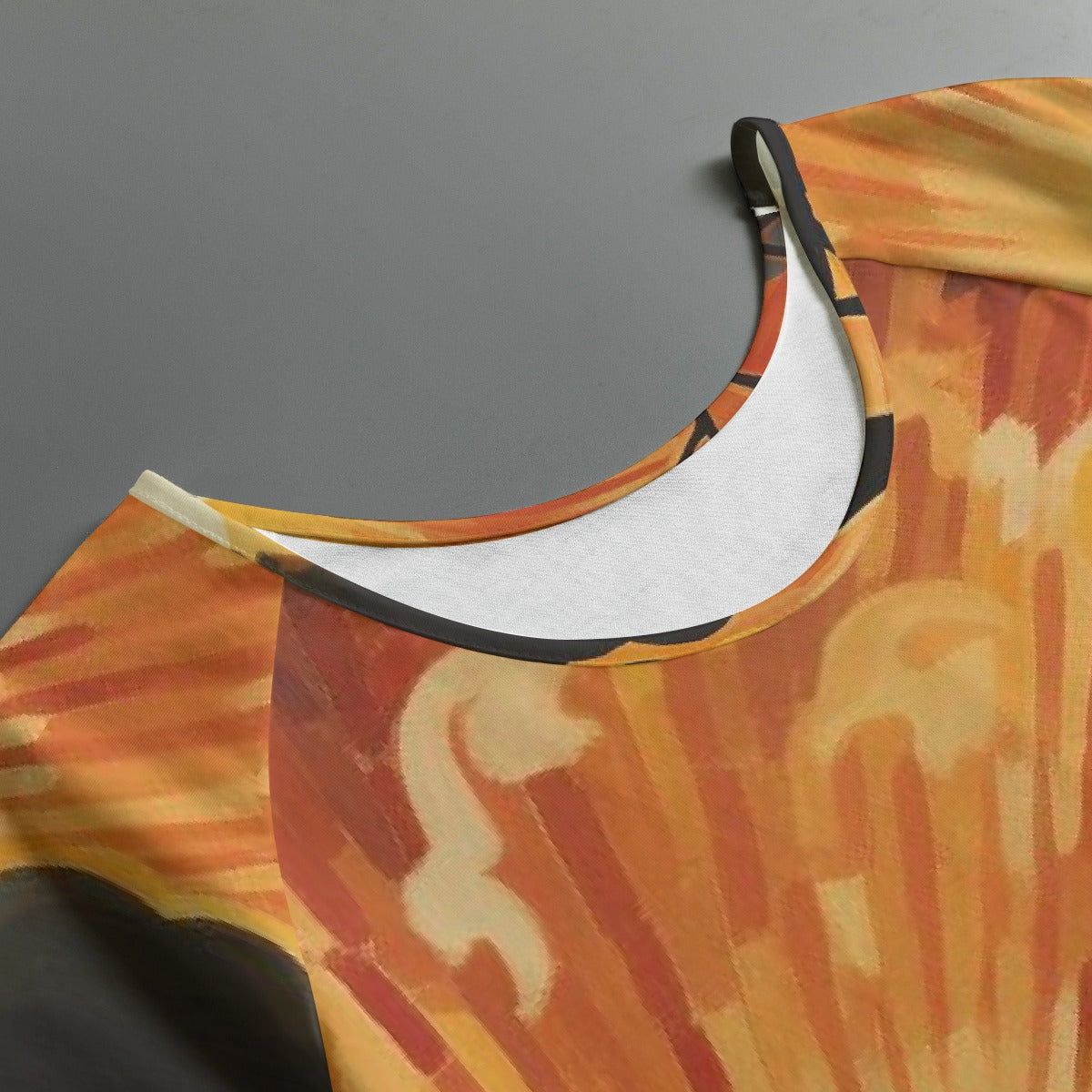 All-Over Print Women's Round Neck T-shirt With Raglan Sleeve