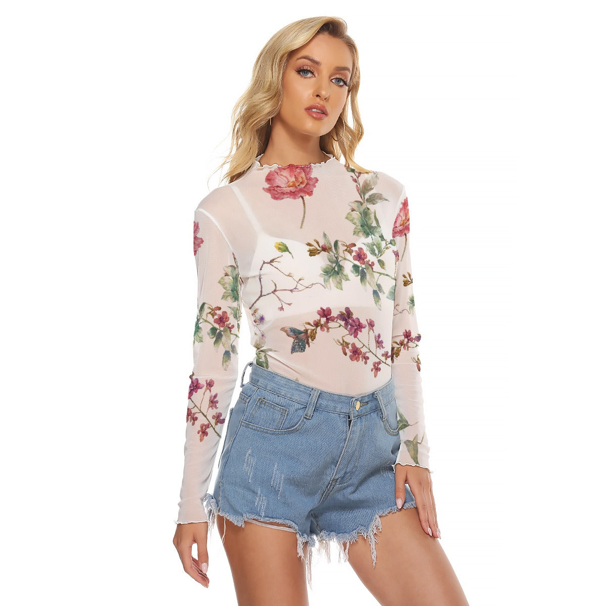All-Over Print Women's Mesh T-shirt