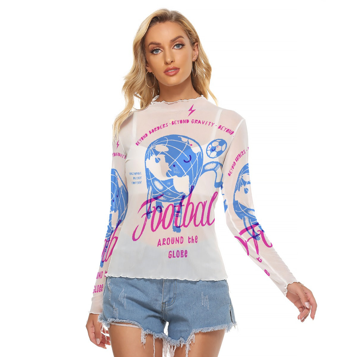 All-Over Print Women's Mesh T-shirt