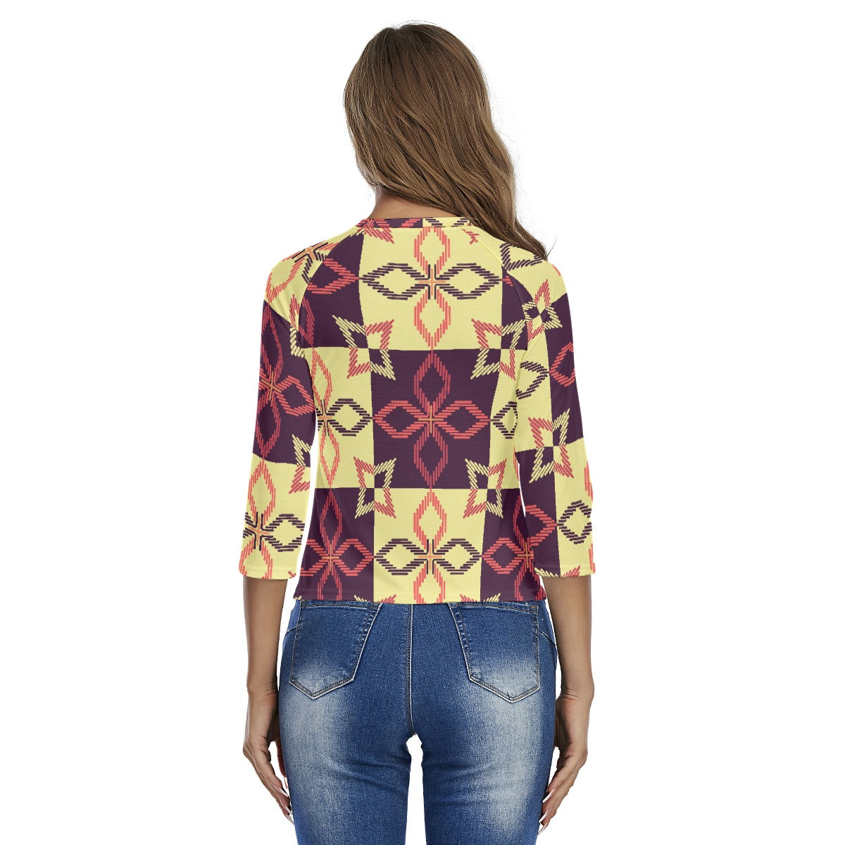 All-Over Print Women's Raglan Sleeves T-shirts