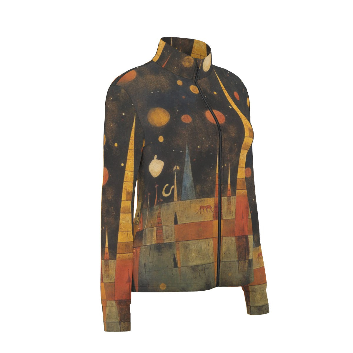 All-Over Print Women's Long Sleeve Thumbhole Jacket