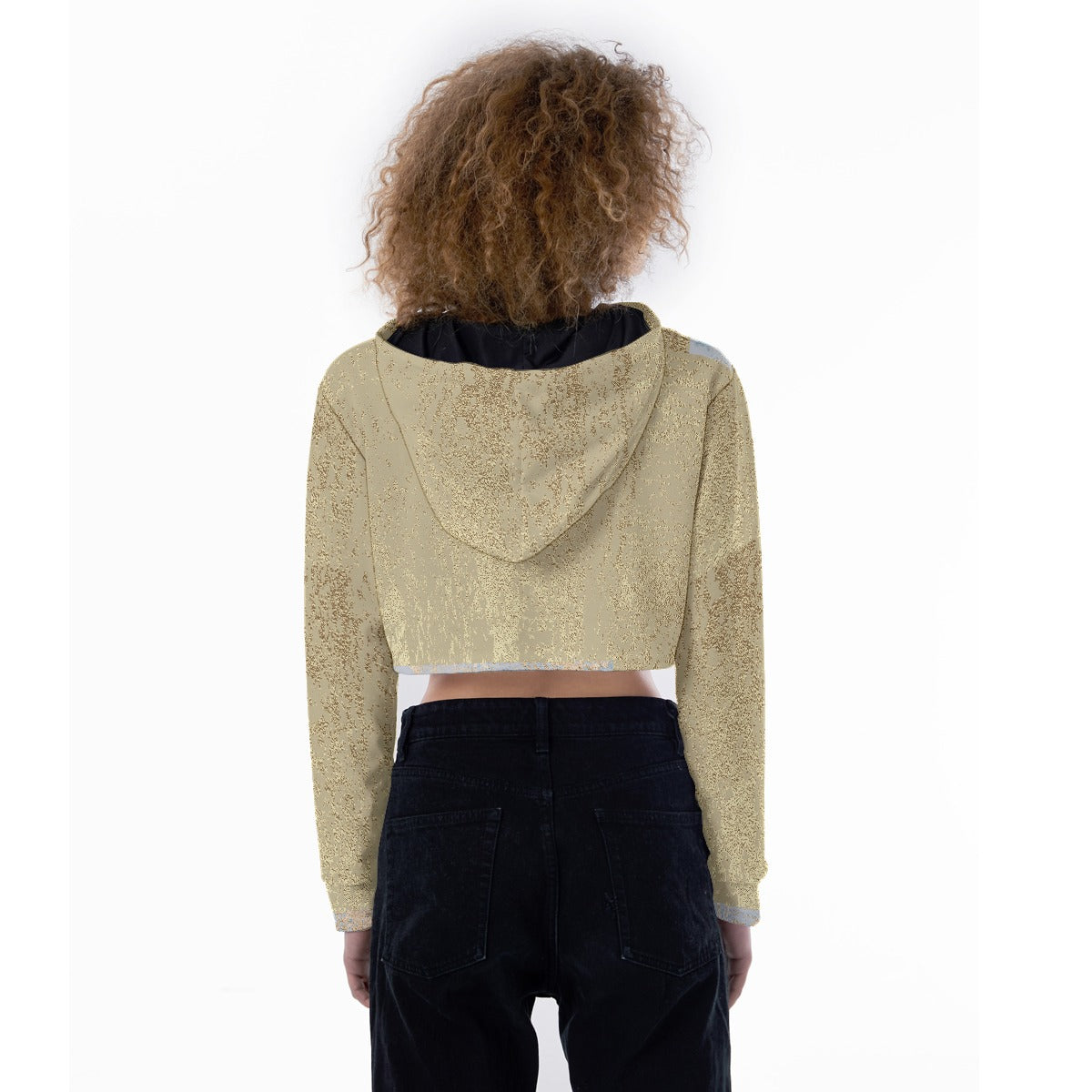 All-Over Print Women's Crop Top Hoodie