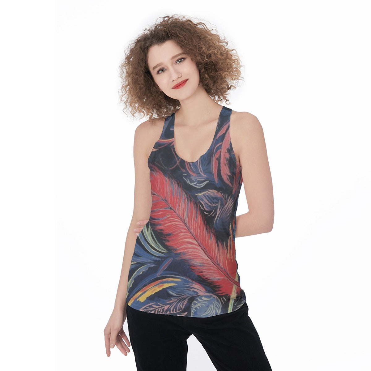 All-Over Print Women's Racerback Tank Top