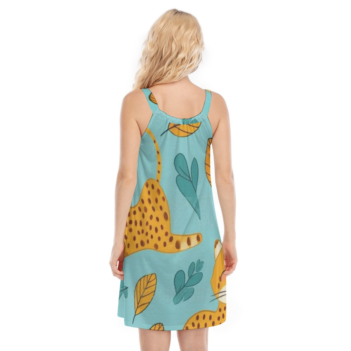 All-Over Print Women's Sleeveless Cami Dress