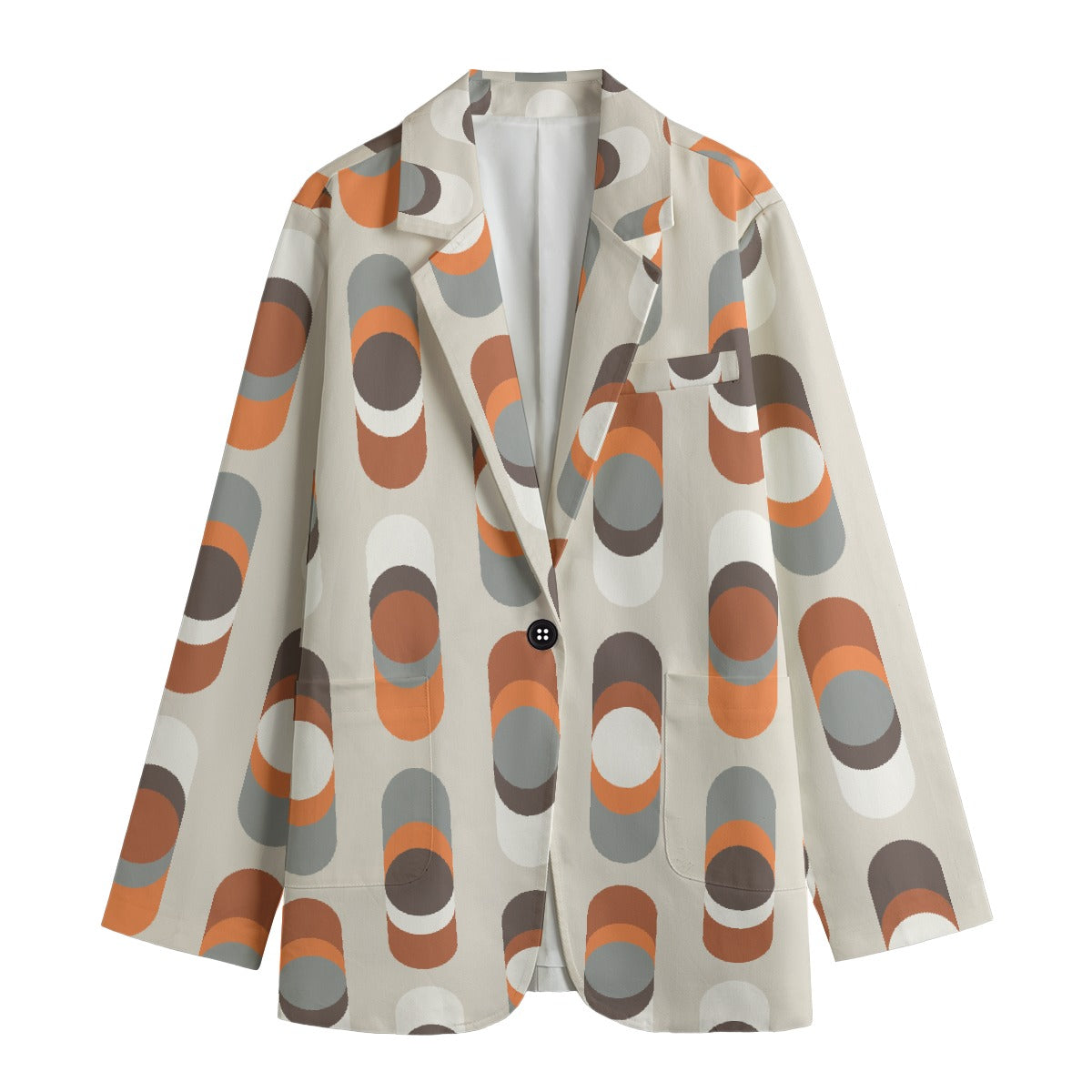 All-Over Print Women's Leisure Blazer