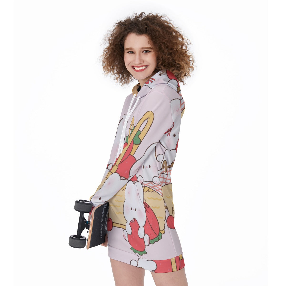 All-Over Print Women's Long Hoodie